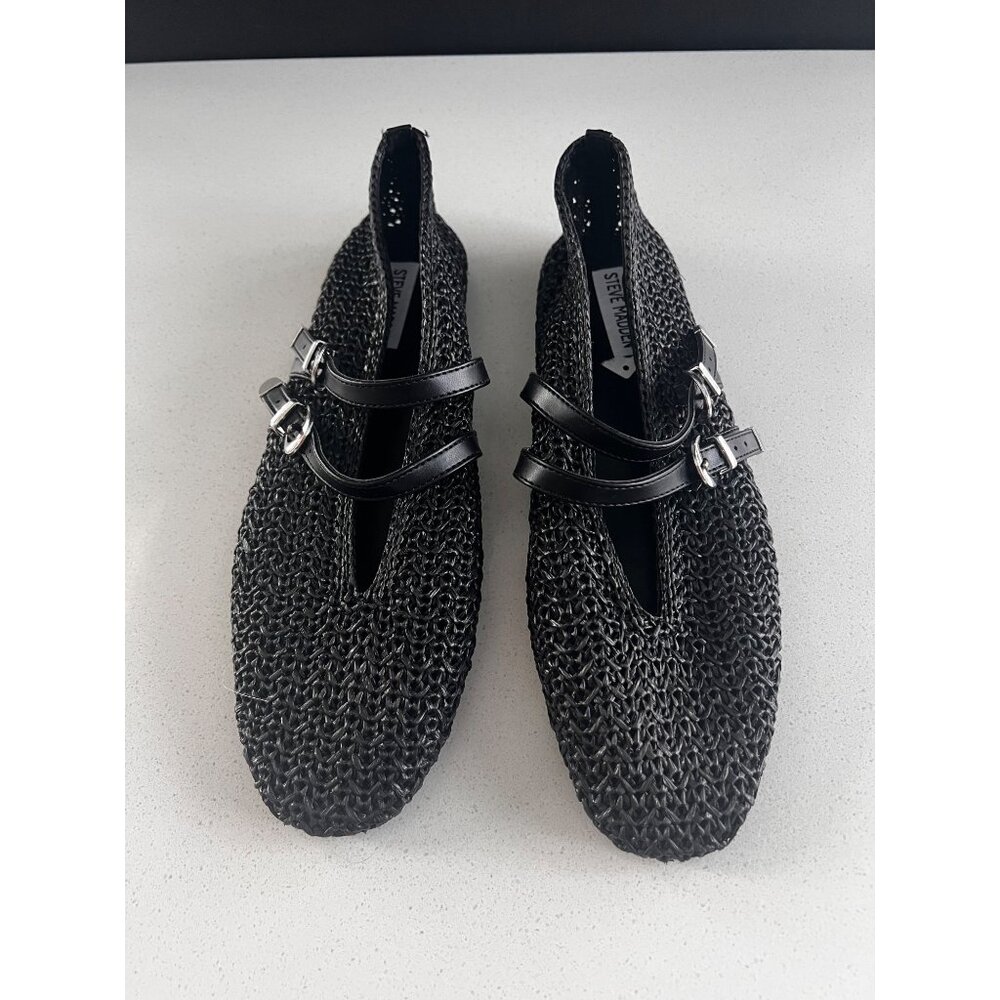 Steve Madden Laney black Ballet Flat size 9 NEW - Picture 4 of 9